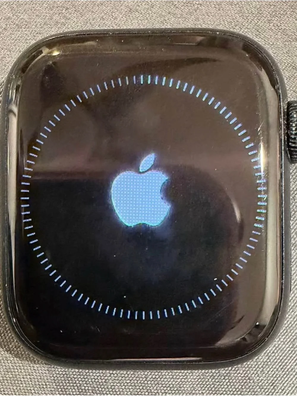 Apple Smartwatch in Black with Blue Display Accent - Apple